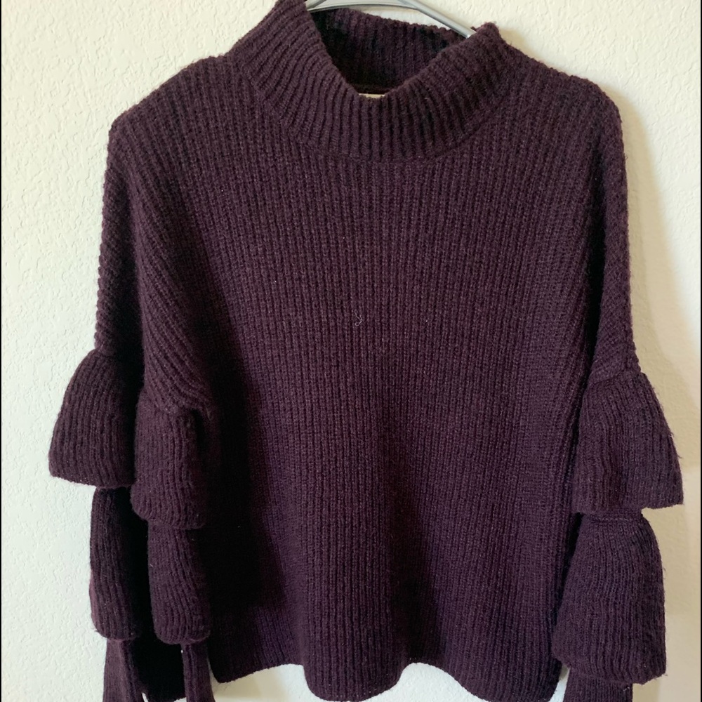 Dark purple sweater
